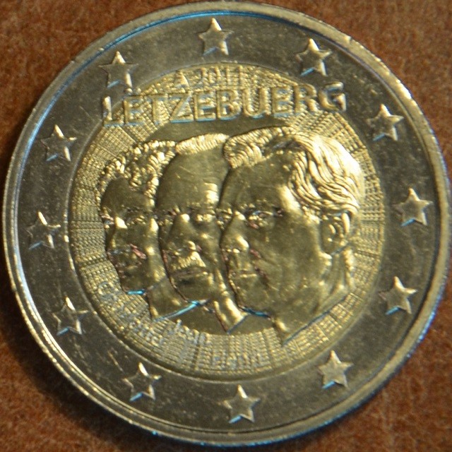 2 Euro Luxembursko 2011 - 50. výročie vymenovania Jeana (UNC)