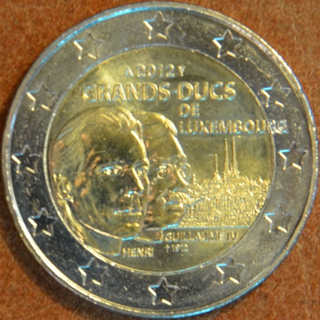 2 Euro Luxembursko 2012 - 100. výročie úmrtia Viliama IV. (UNC)
