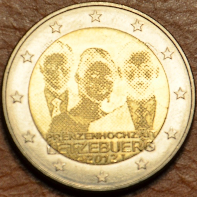 2 Euro Luxembursko 2012 - Královská svadba (UNC)