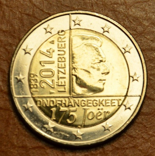 2 Euro Luxembursko 2014 - 175. rokov nezávislosti (UNC)