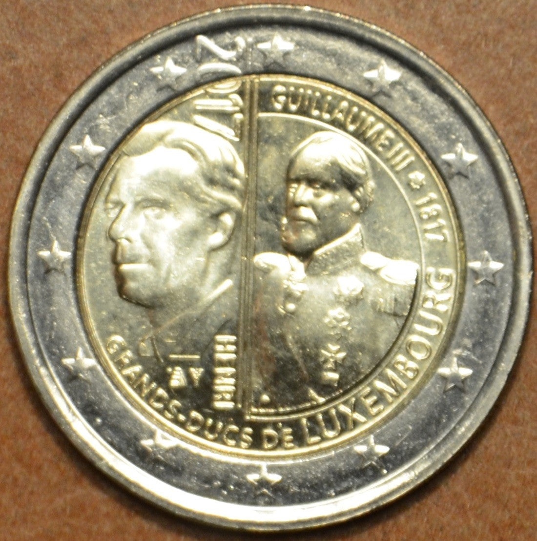 2 Euro Luxembursko 2017 - Veľkovojvoda Viliam III (UNC)