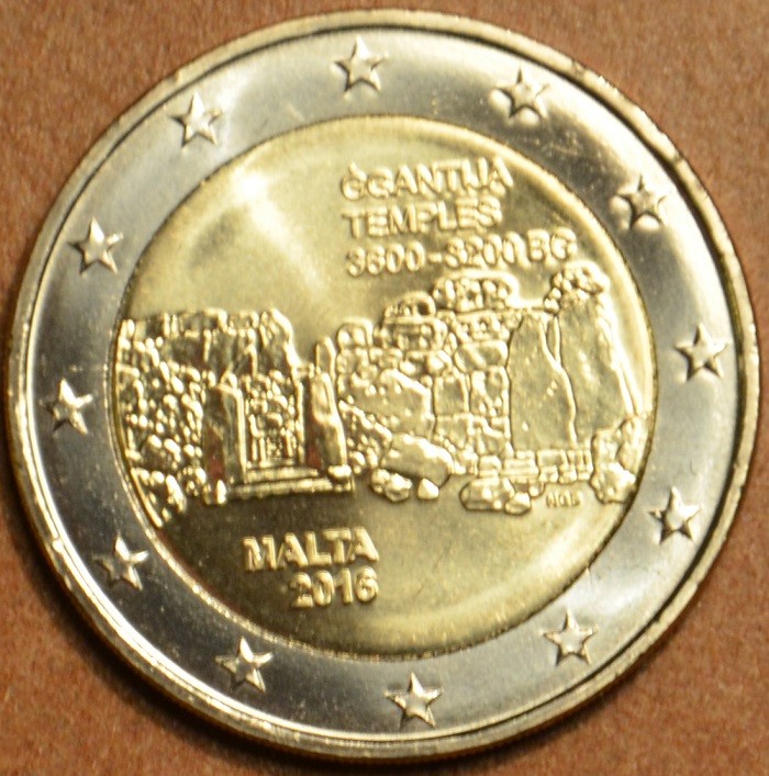 2 Euro Malta 2016 - Chrámy Ggantija (UNC)