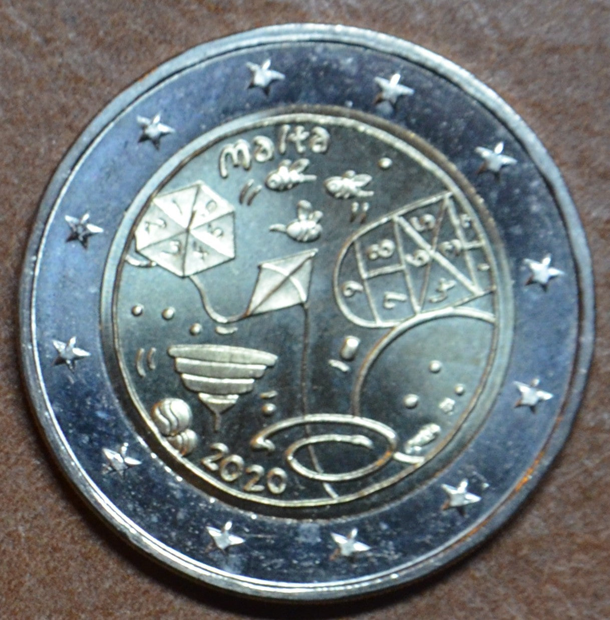 2 Euro Malta 2020 Hry so značkou francúzskej mincovne (UNC)