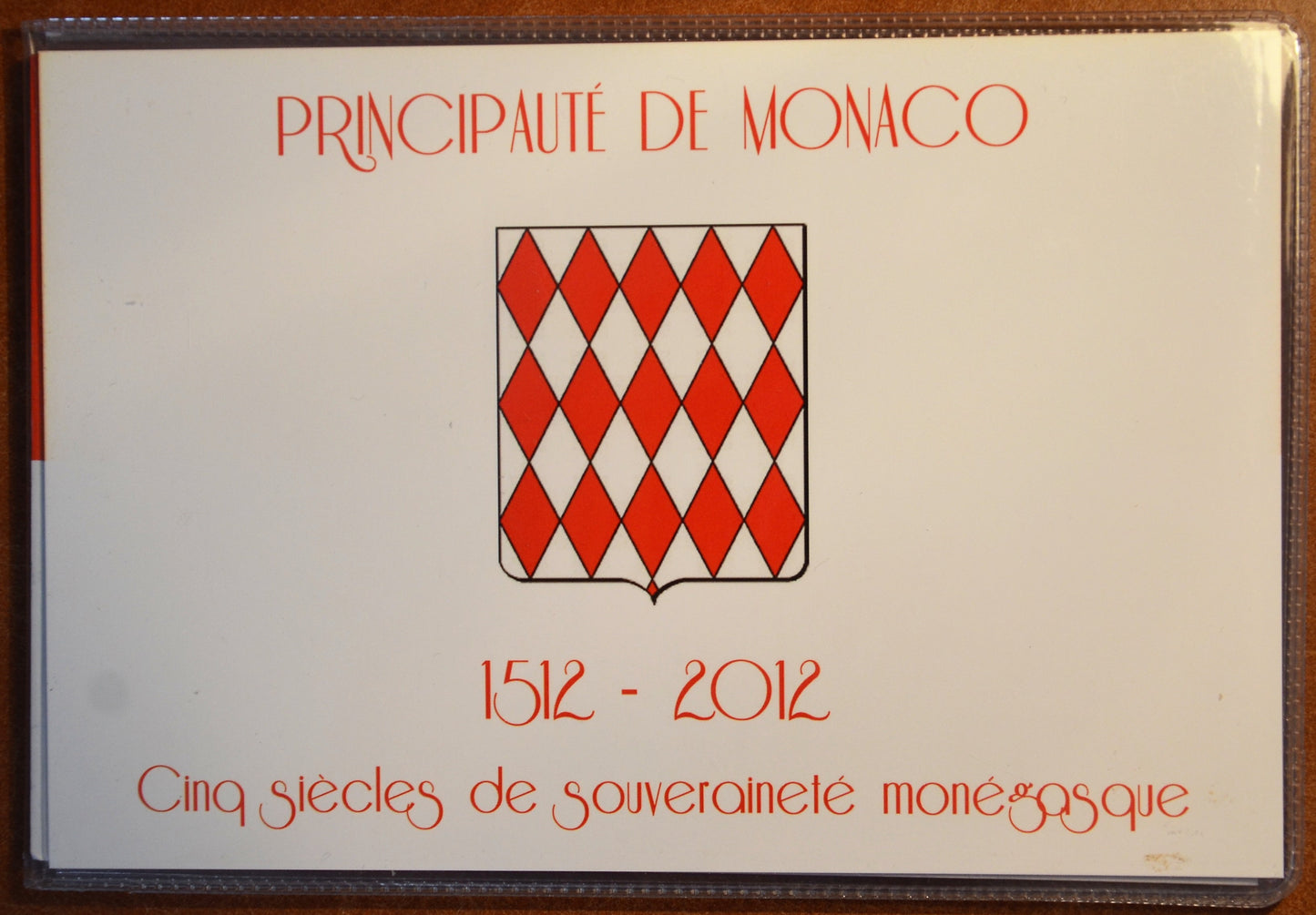 2 Euro Monaco 2012 - 500. výročie nezávislosti so známkou (UNC)