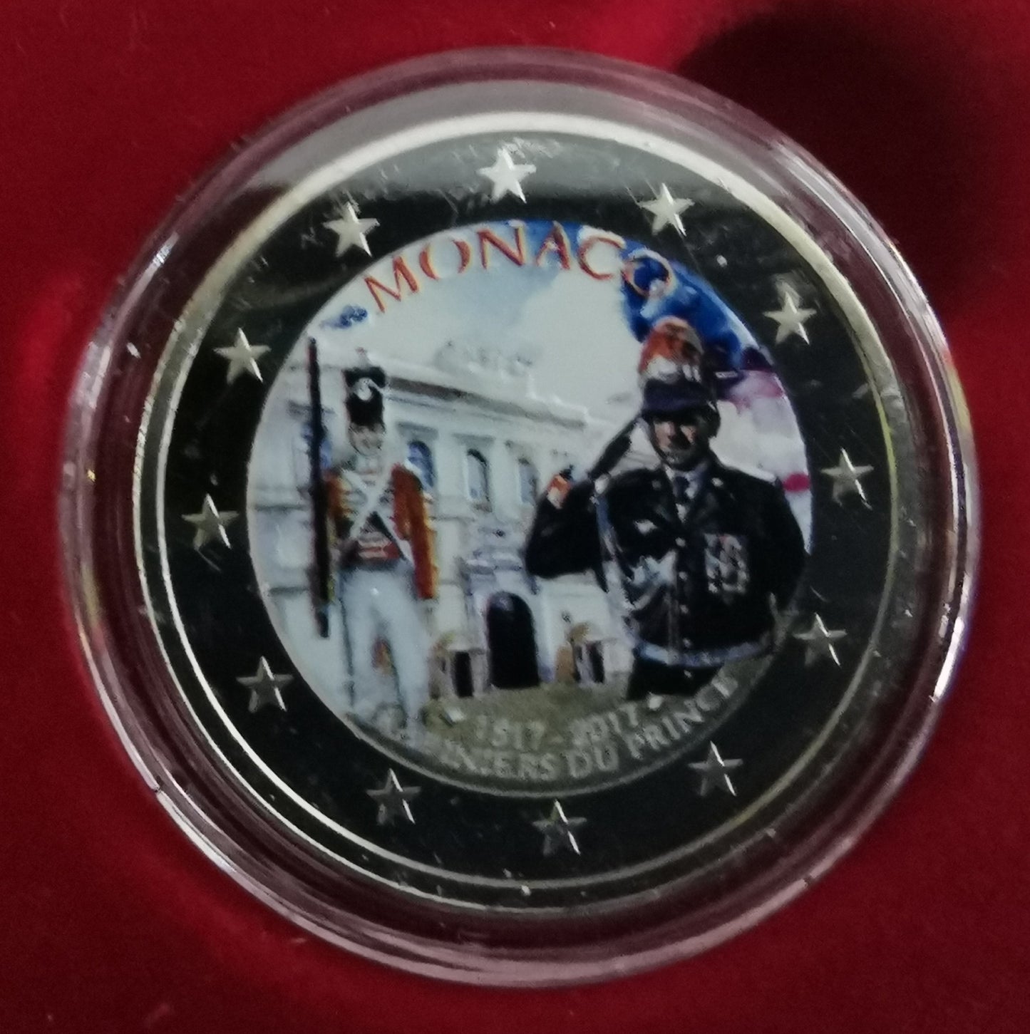 2 Euro Monaco 2017 - Carabiniers du Prince (farebná proof)