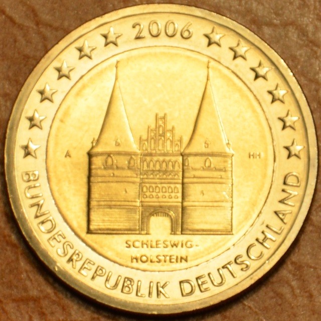 2 Euro Nemecko 2006 "A" Holstentor v Lübecku / Schleswig-Holstein (UNC)