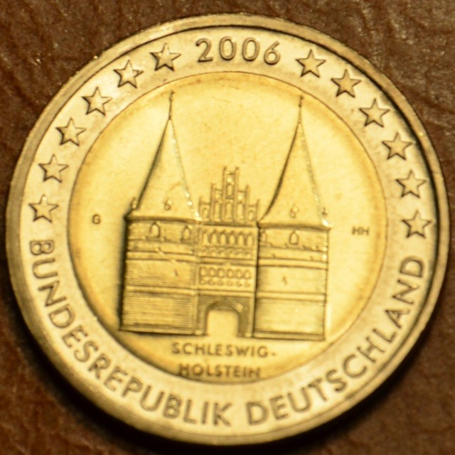 2 Euro Nemecko 2006 "G" Holstentor v Lübecku / Schleswig-Holstein (UNC)