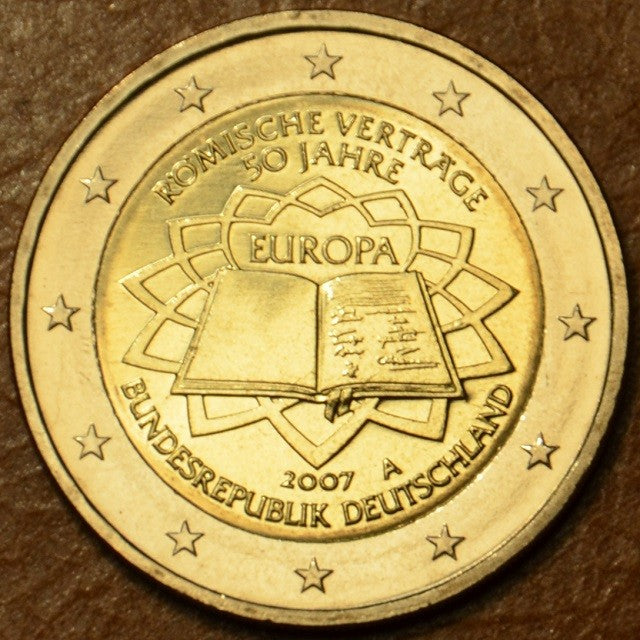 2 Euro Nemecko 2007 "A" 50 rokov Rímskej zmluvy (UNC)