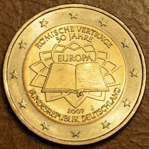 2 Euro Nemecko 2007 "J" 50 rokov Rímskej zmluvy (UNC)