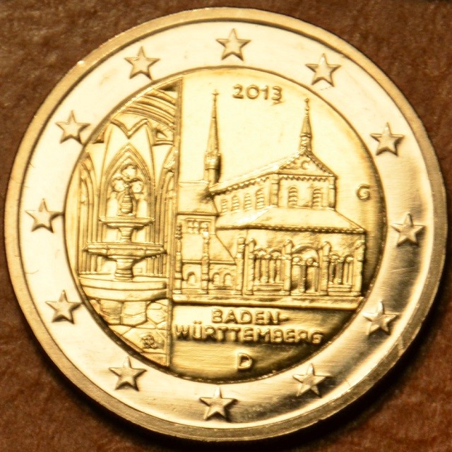 2 Euro Nemecko 2013 "G" Baden-Württemberg: Kloster Maulbronn (UNC)