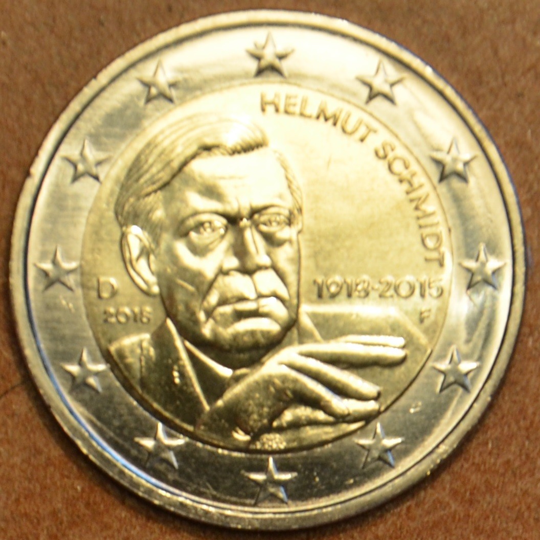2 Euro Nemecko 2018 "F" Helmut Schmidt (UNC)