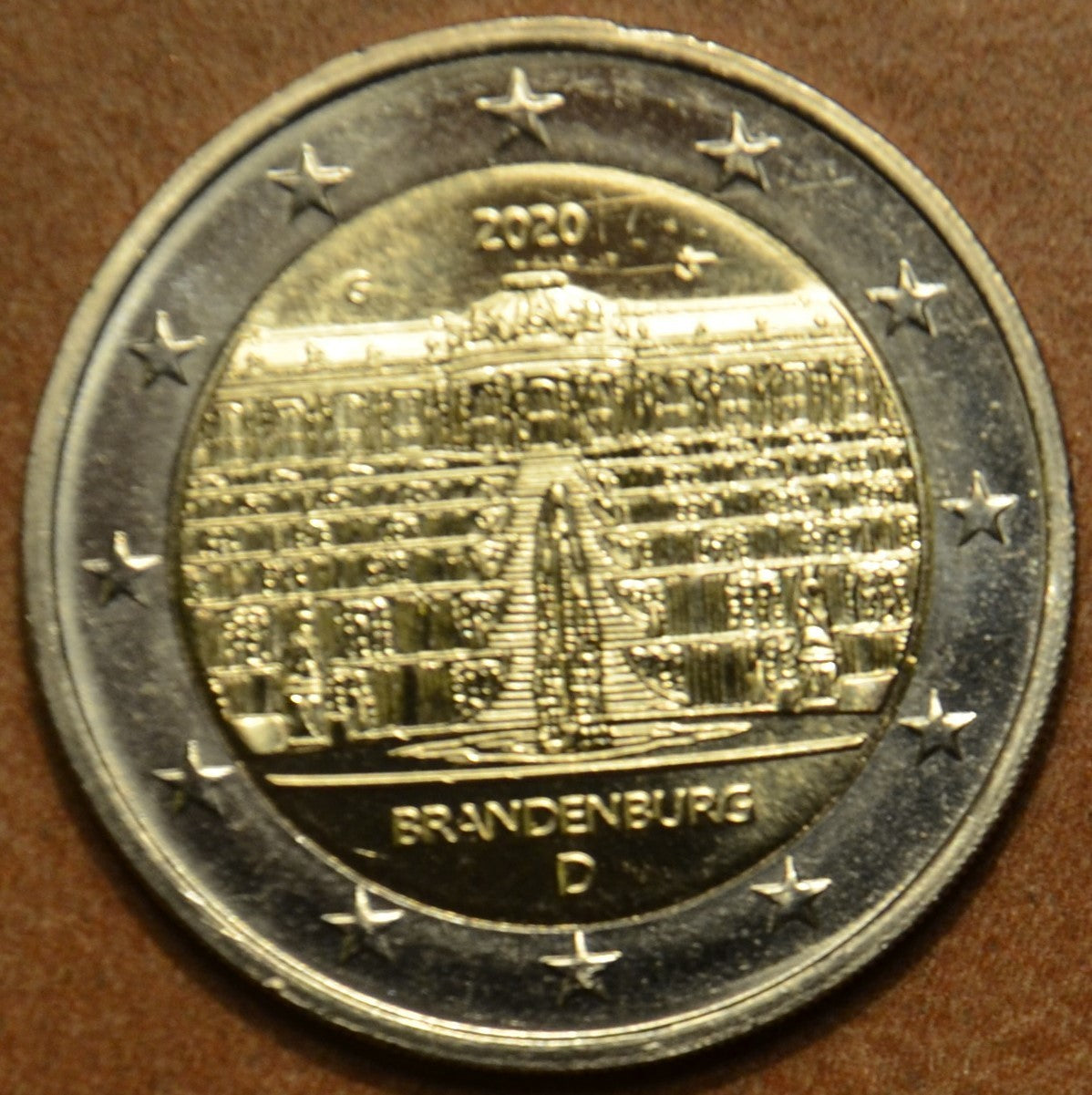 2 Euro Nemecko 2020 "G" Brandenburg (UNC)