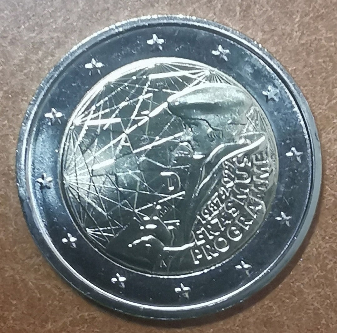 2 Euro Nemecko 2022 "A" - Erasmus program - 35. výročie vzniku (UNC)