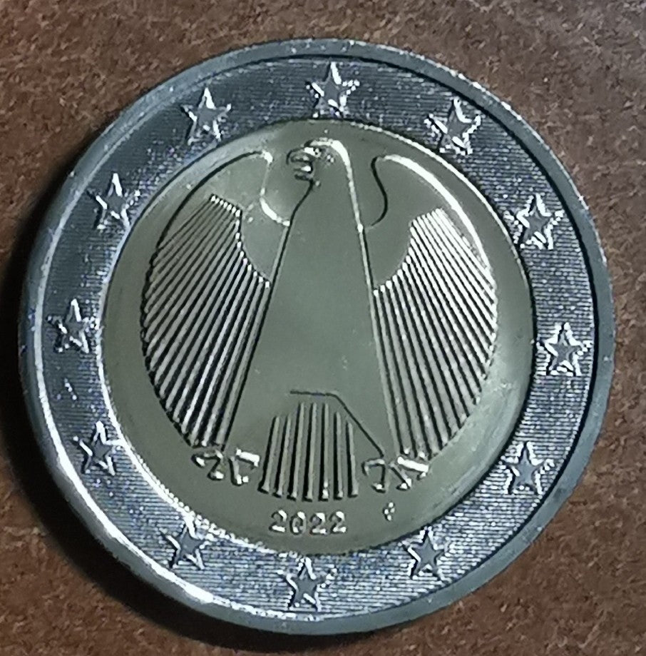 2 Euro Nemecko 2022 "F" (UNC)