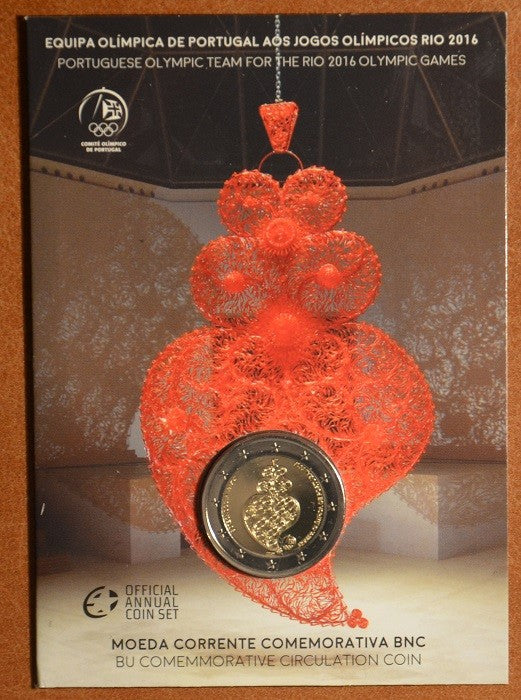 2 Euro Portugalsko 2016 - Portugalský olympijský tím (BU karta)