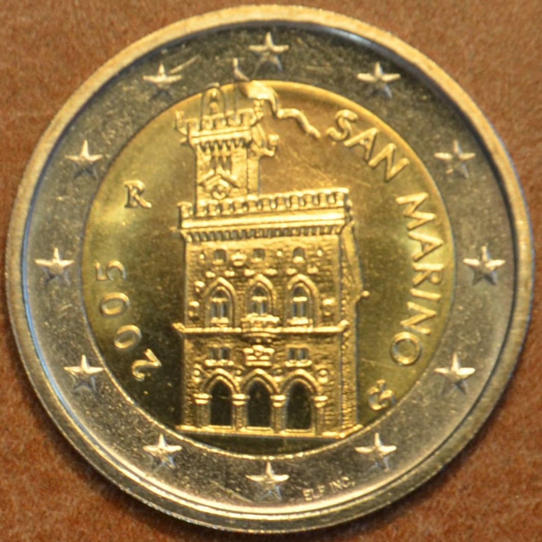 2 Euro San Marino 2005 - Dom vlády (UNC)