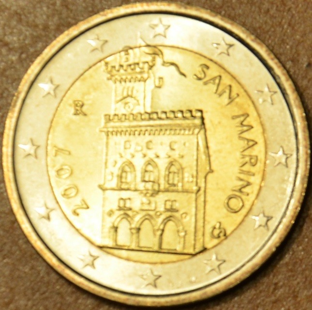 2 Euro San Marino 2007 - Dom vlády (UNC)