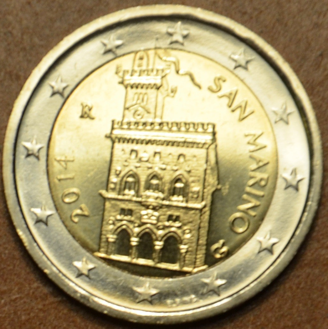 2 Euro San Marino 2014 - Dom vlády (UNC)