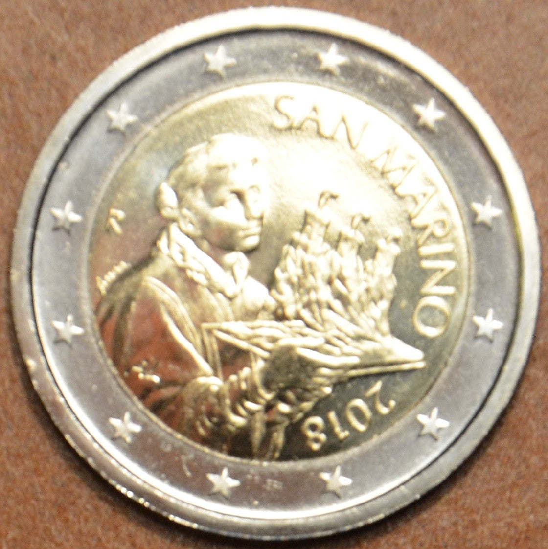 2 Euro San Marino 2018 - Svätý Marinus (UNC)