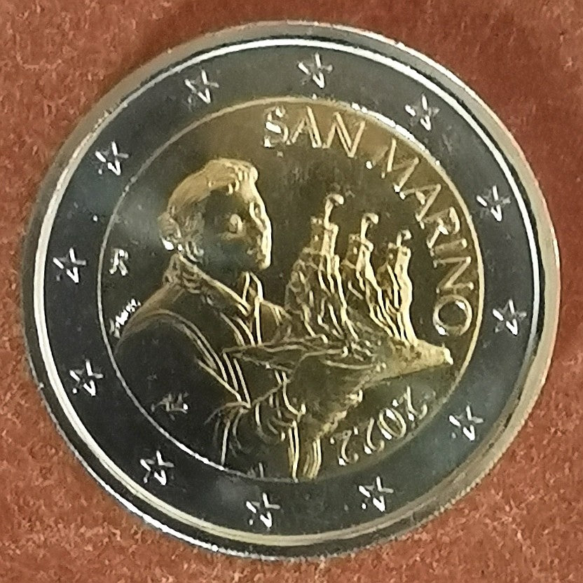2 Euro San Marino 2022 - Svätý Marinus (UNC)