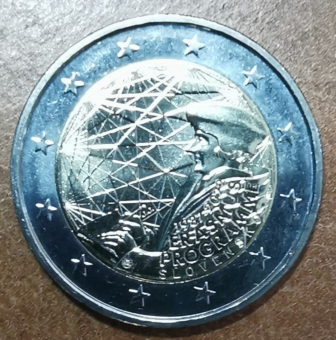 2 Euro Slovensko 2022 - Erasmus program - 35. výročie vzniku (UNC)