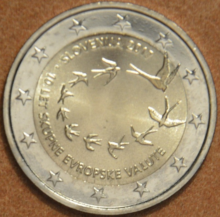 2 Euro Slovinsko 2017 - 10. výročie zavedenia Eura (UNC)