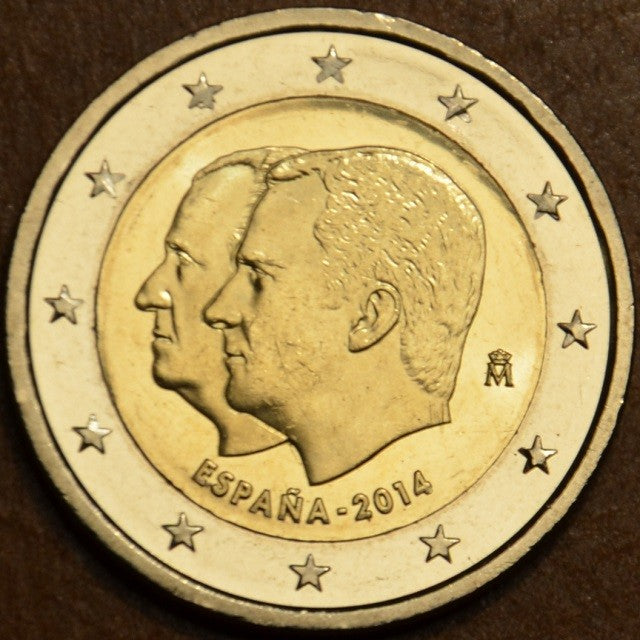 2 Euro Španielsko 2014 - Nový kráľ Španielska, Filip VI. (UNC)