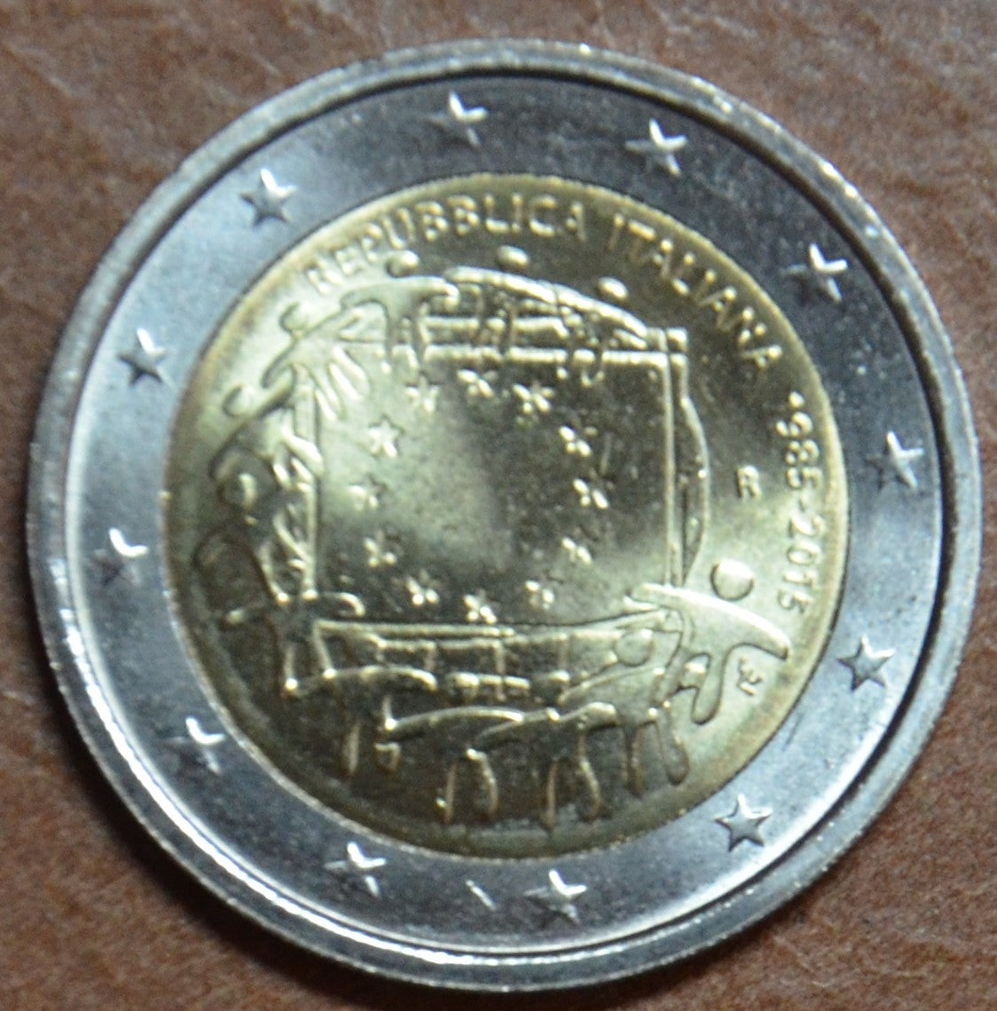 2 Euro Taliansko 2015 - 30 rokov Europskej vlajky (UNC)