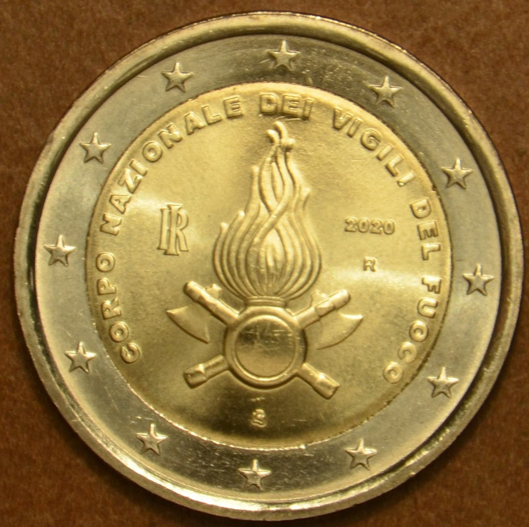 2 Euro Taliansko 2020 - Národný hasičský zbor (UNC)