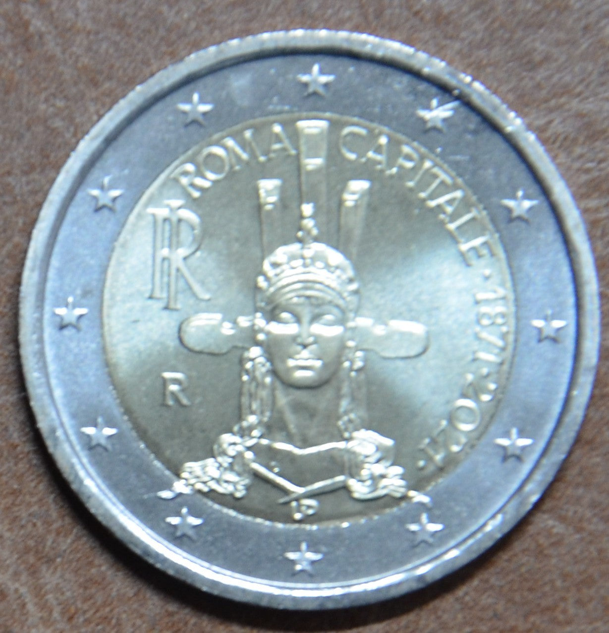 2 Euro Taliansko 2021 - Hlavné mesto Rím (UNC)