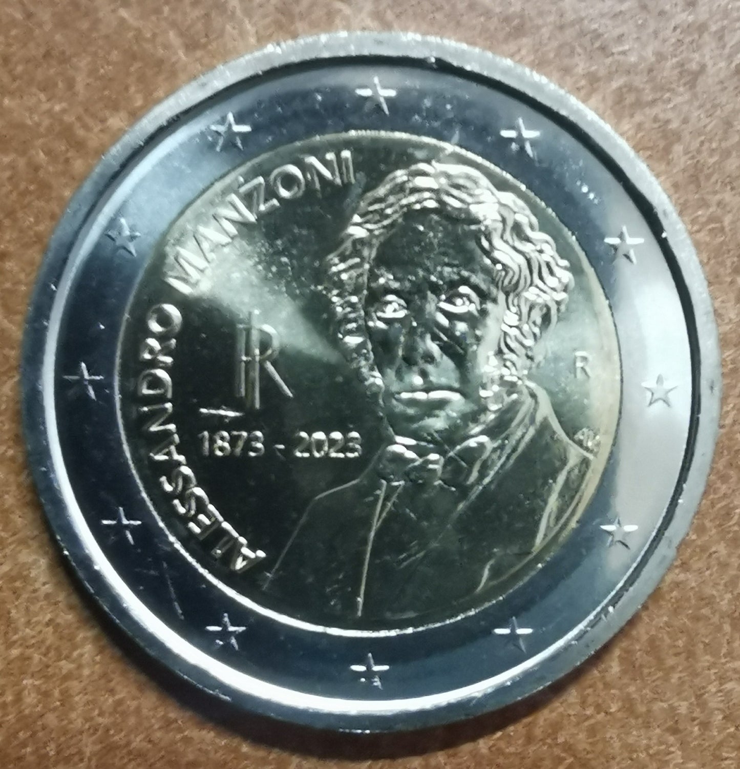 2 Euro Taliansko 2023 - Alessandro Manzoni (UNC)