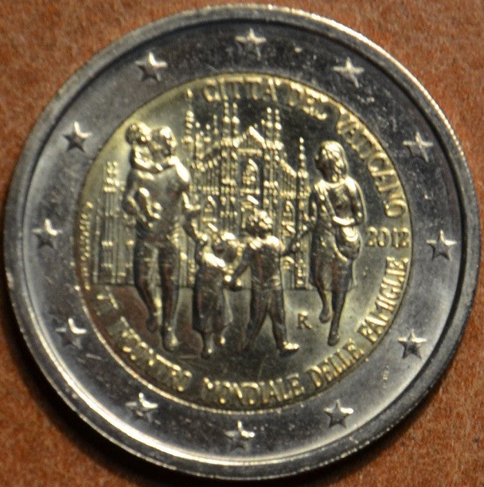 2 Euro Vatikán 2012 - 7. svetové stretnutie rodín (UNC bez foldra)