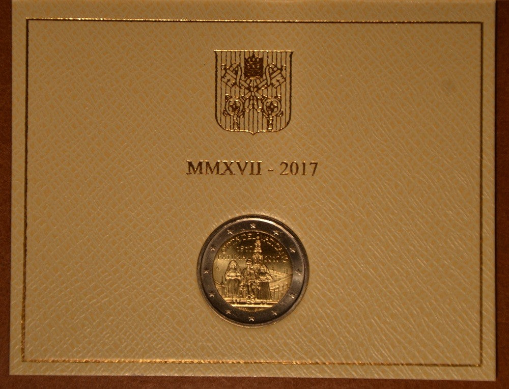 2 Euro Vatikán 2017 - 100. výročie zjavenia Panny Márie vo Fatime (BU)