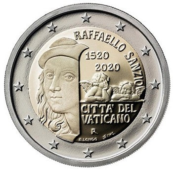 2 Euro Vatikán 2020 - Raffaello Sanzio (Proof)