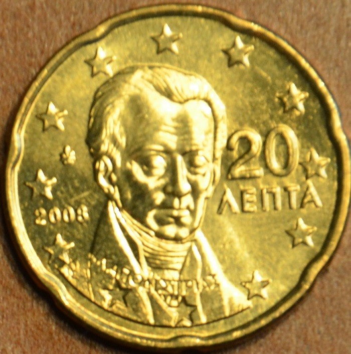 20 cent Grécko 2008 (UNC)
