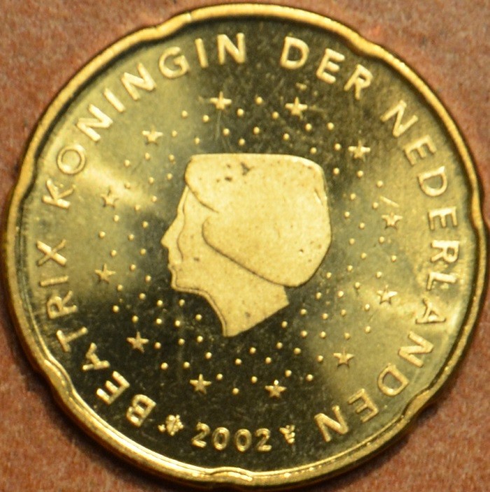 20 cent Holandsko 2002 (UNC)