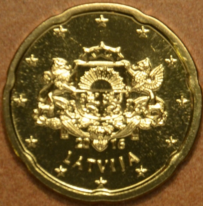 20 cent Lotyšsko 2016 (UNC)