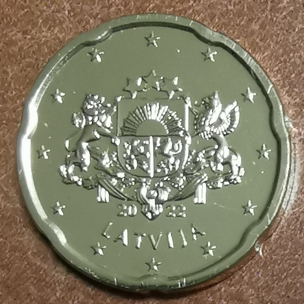 20 cent Lotyšsko 2022 (UNC)