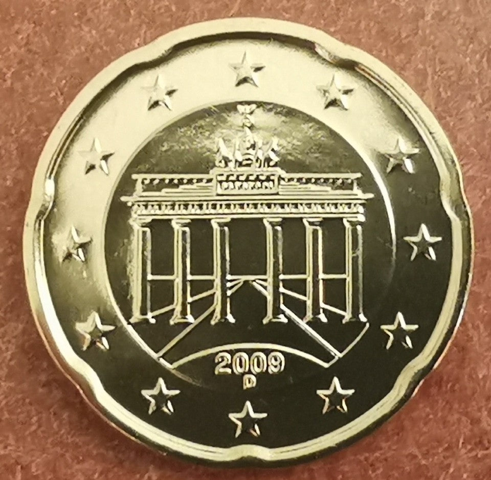 20 cent Nemecko 2009 "D" (UNC)