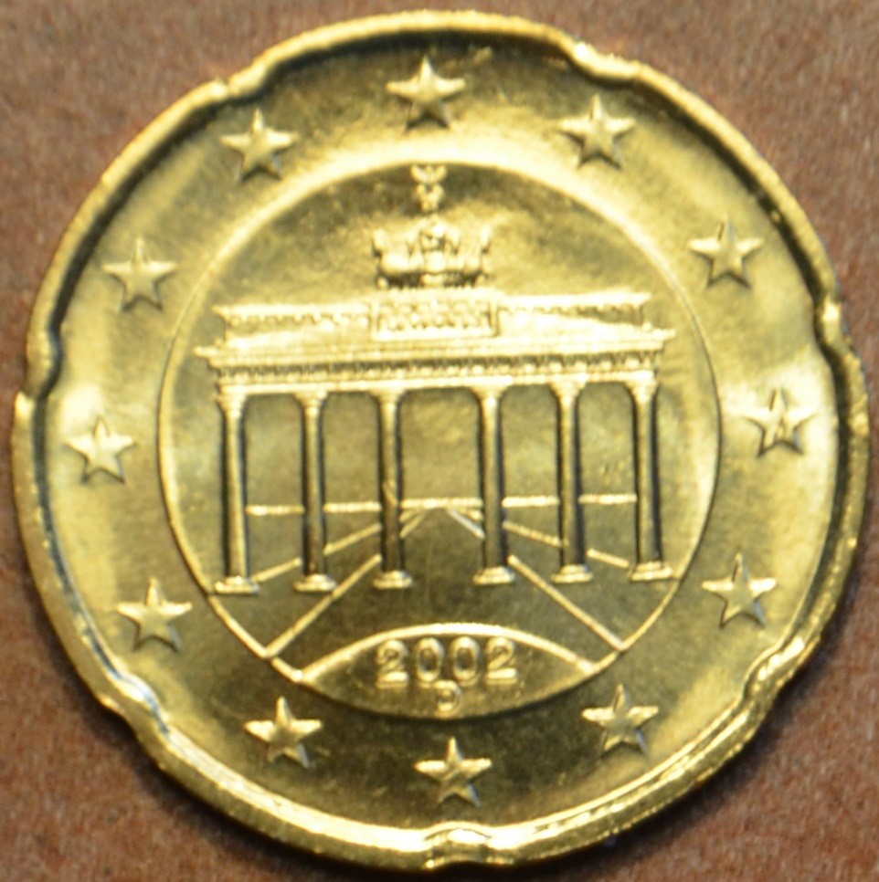 20 cent Nemecko "D" 2002 (UNC)
