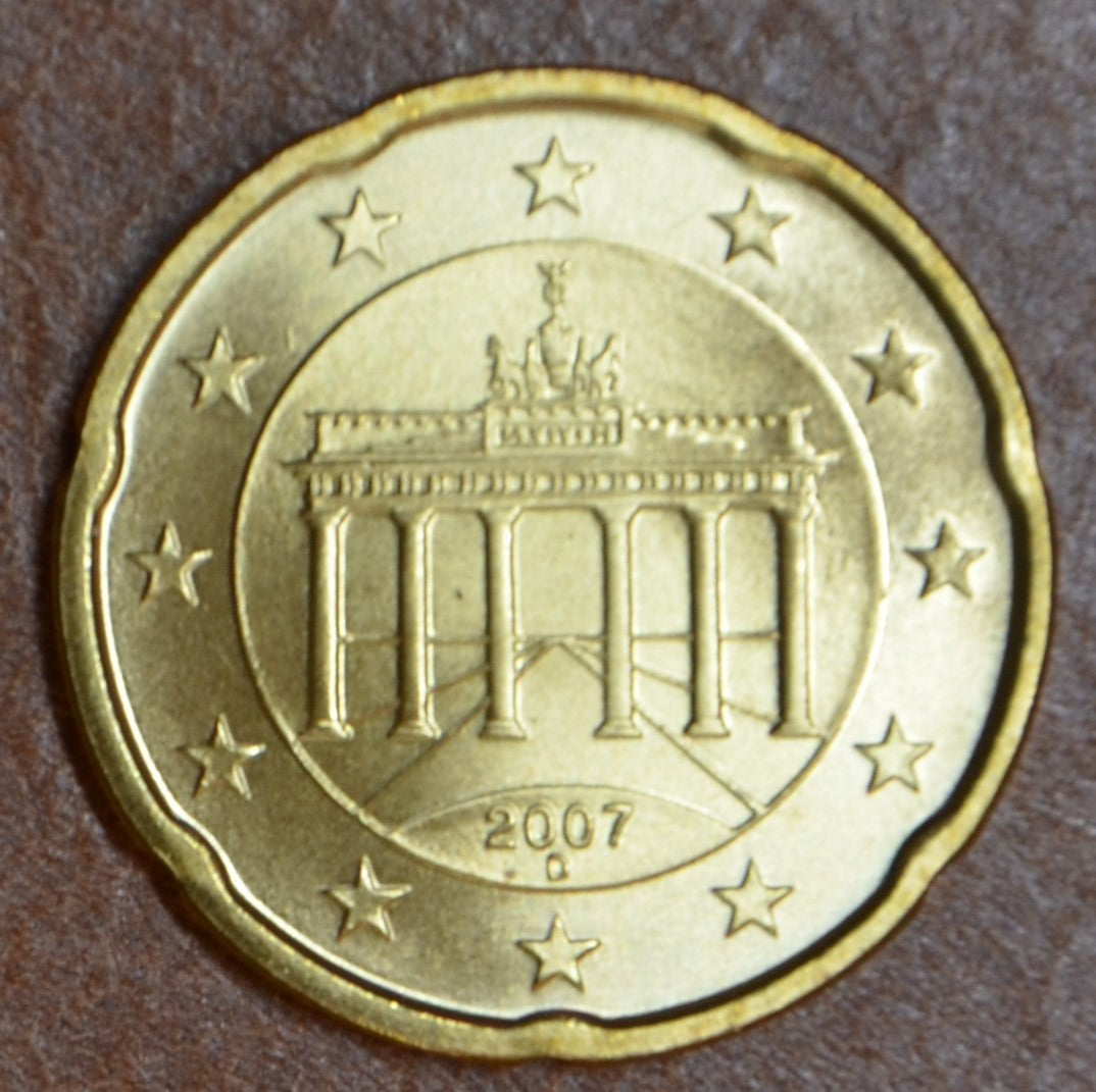 20 cent Nemecko "D" 2007 (UNC)