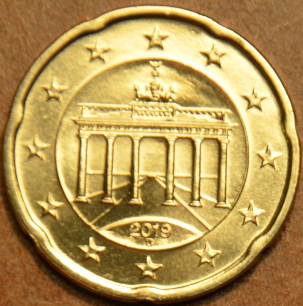 20 cent Nemecko "D" 2019 (UNC)