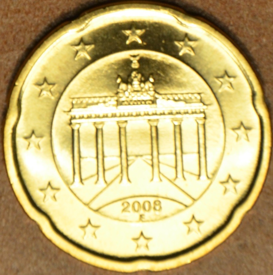 20 cent Nemecko "F" 2008 (UNC)