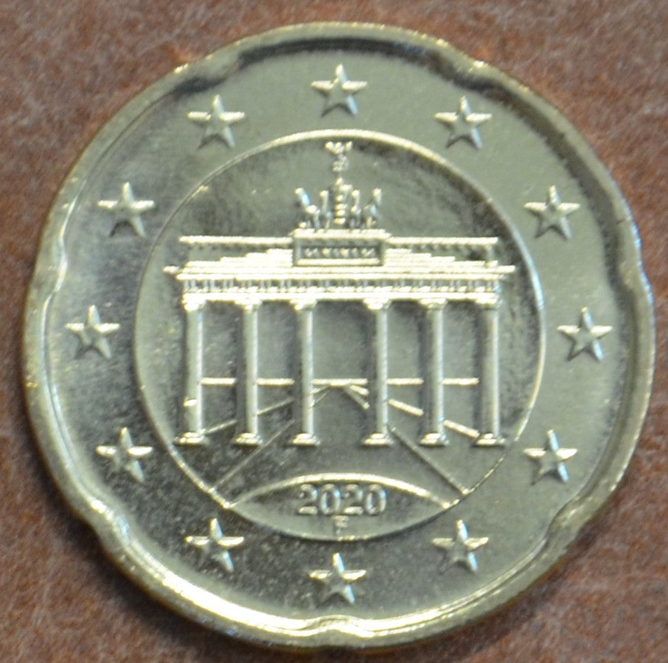20 cent Nemecko "F" 2020 (UNC)