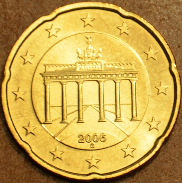 20 cent Nemecko "G" 2006 (UNC)