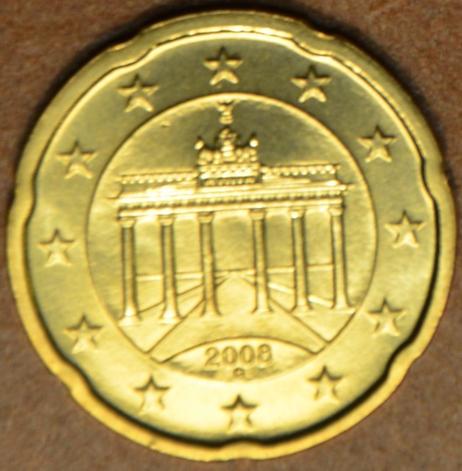 20 cent Nemecko "G" 2008 (UNC)