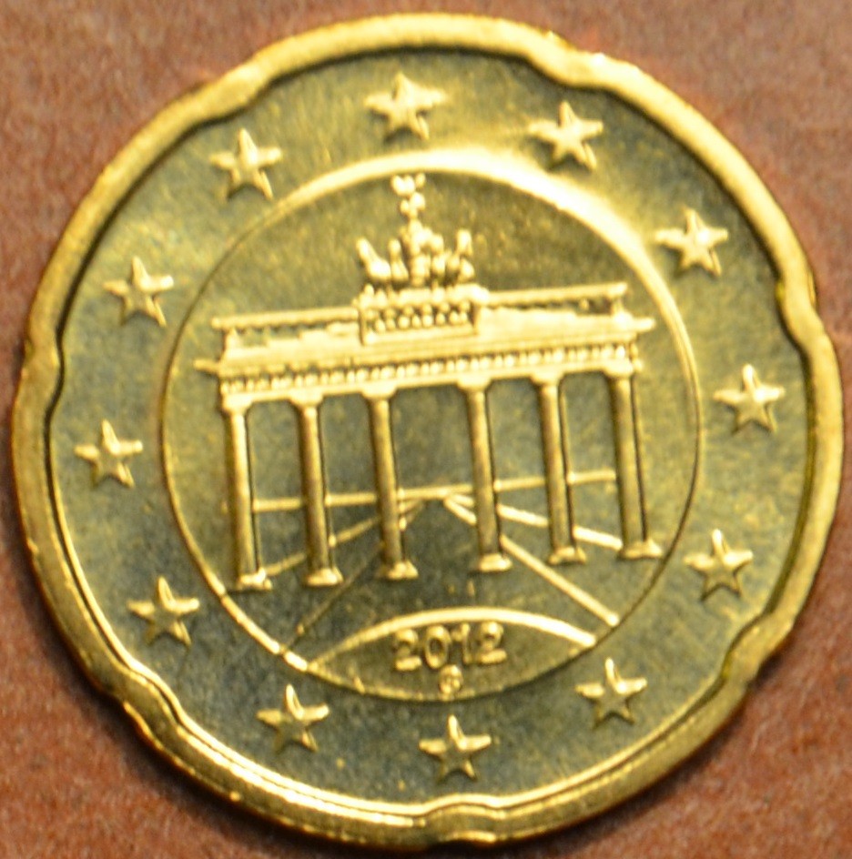 20 cent Nemecko "G" 2012 (UNC)