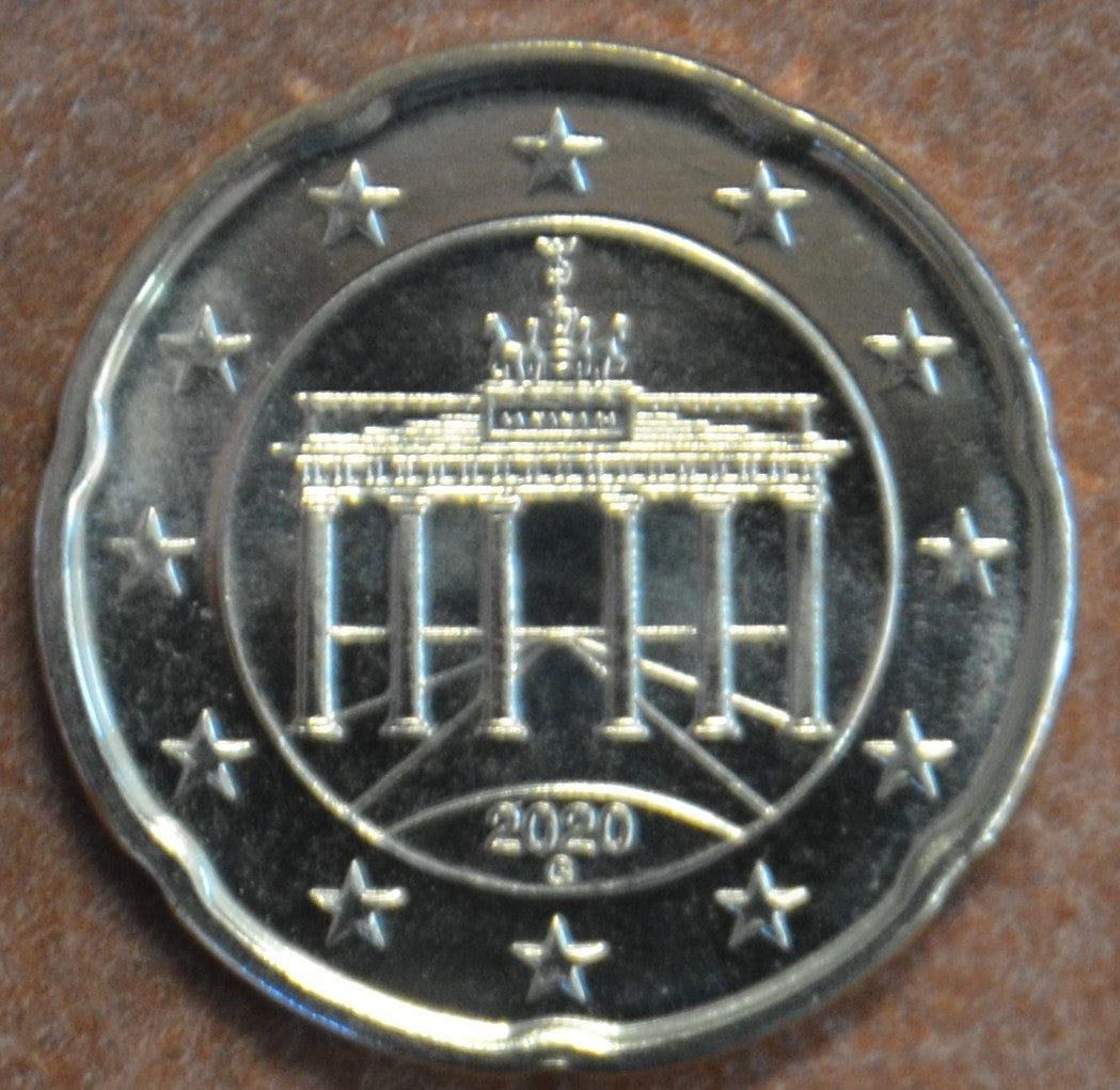 20 cent Nemecko "G" 2020 (UNC)