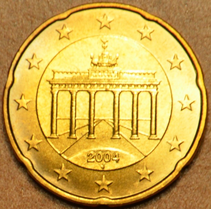 20 cent Nemecko "J" 2004 (UNC)