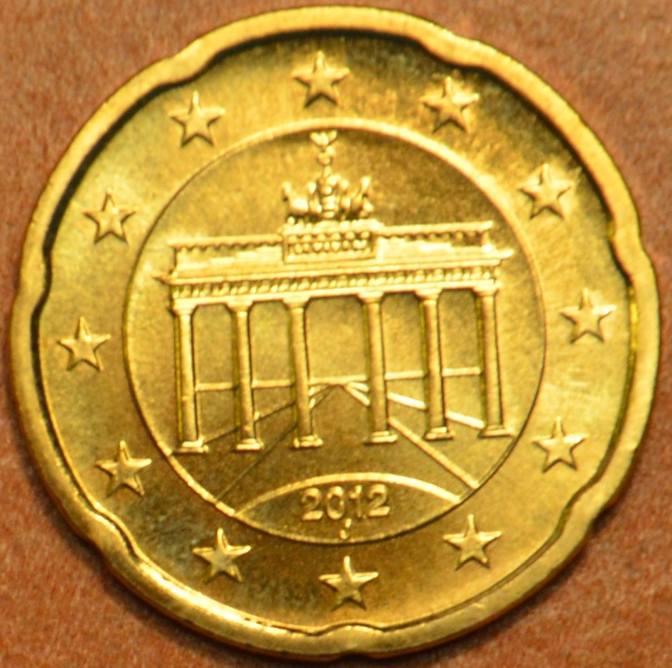 20 cent Nemecko "J" 2012 (UNC)